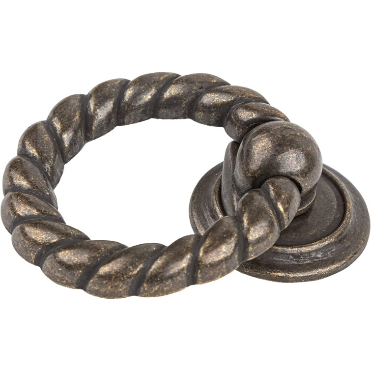 UNIQANTIQ HARDWARE SUPPLY Antique Brass Large Ring Drawer Pull Wayfair
